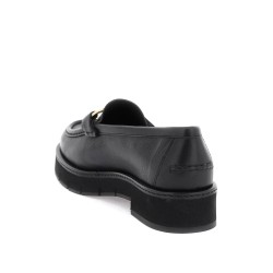 gancini buckle loafers