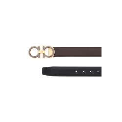 reversible gancini belt