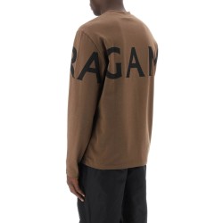 long sleeve t-shirt with oversized logo