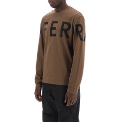 long sleeve t-shirt with oversized logo