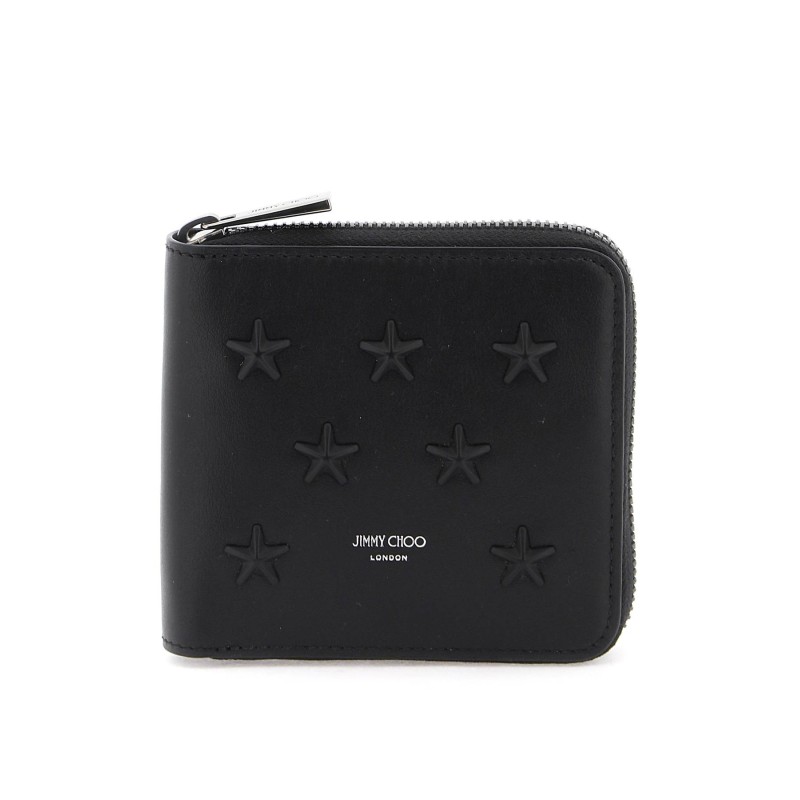 zip-around wallet with stars