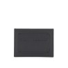 embossed logo leather cardholder