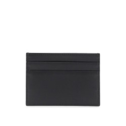 embossed logo leather cardholder