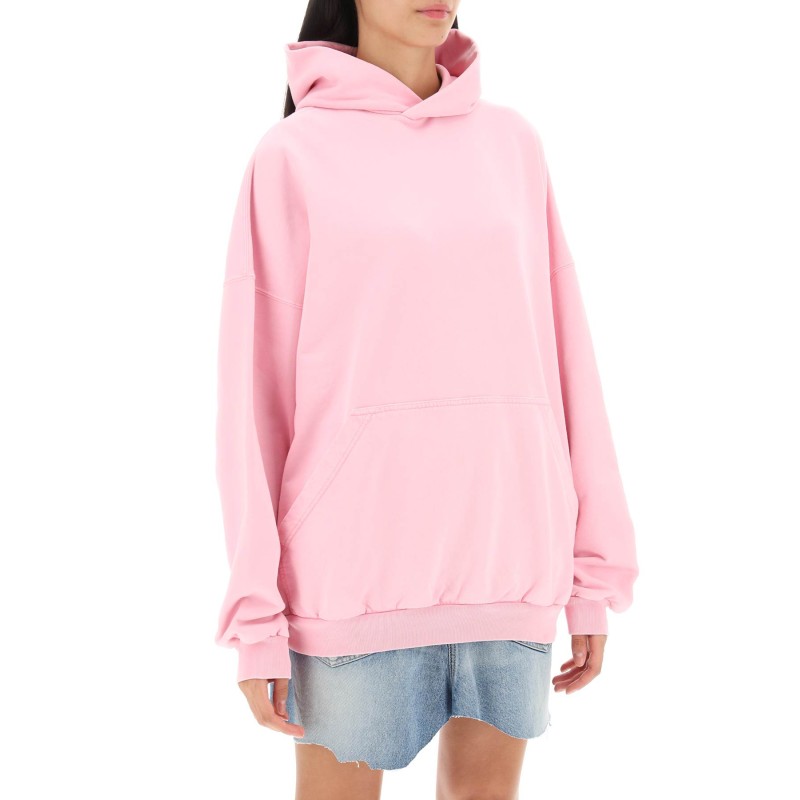 rhinestone-studded bb logo hoodie