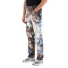 mark tie-dye denim pants