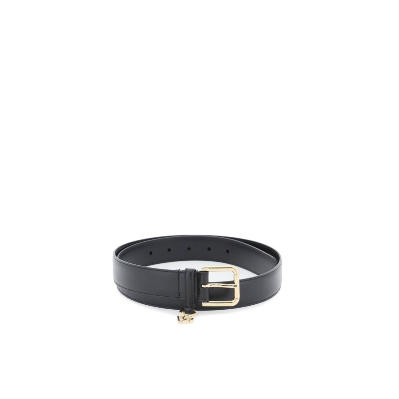 belt with charm logo