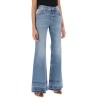 bootcut jeans with frayed hem