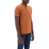 slim fit polo shirt in stretch cotton