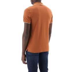 slim fit polo shirt in stretch cotton