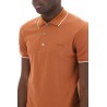 slim fit polo shirt in stretch cotton