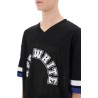 football t-shirt with patches