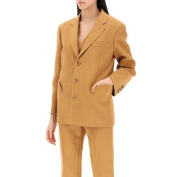 santana peanut nana single-breasted jacket