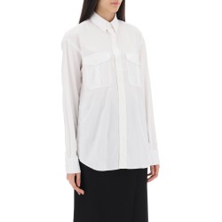 maxi shirt in cotton batista