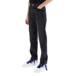 regular jeans with tapered cut