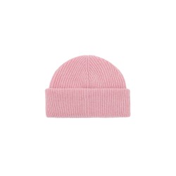 beanie hat with logo label