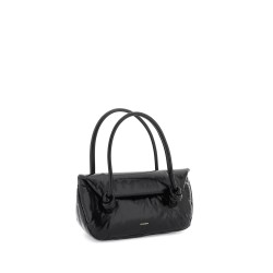 patent leather small shoulder bag