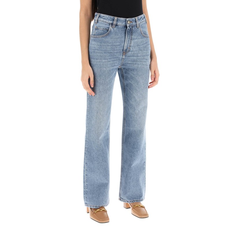 falabella chain flared jeans