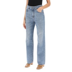 falabella chain flared jeans