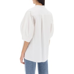 lantern sleeve tunic shirt