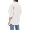 lantern sleeve tunic shirt