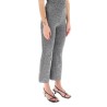 stretch knit cropped pants