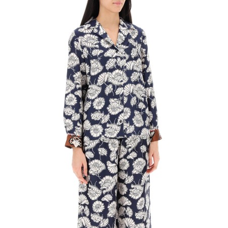 palla silk pajama shirt