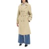 cotton double-breasted trench coat