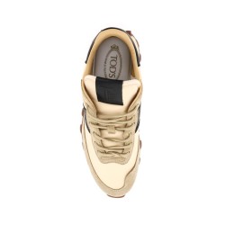 suede leather and nylon 1t sneakers