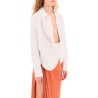 'la chemise bahia' draped blouse