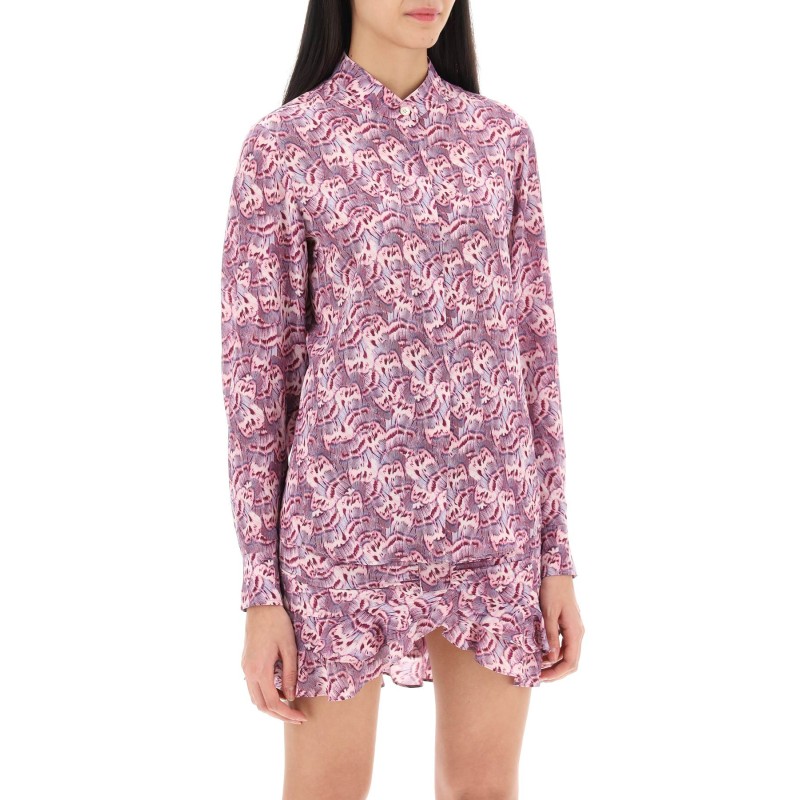 ilda floral georgette shirt