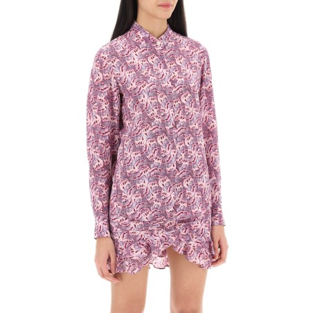 ilda floral georgette shirt