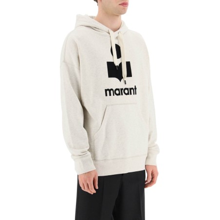 'miley' hoodie with flocked logo