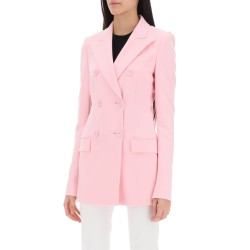 frizzo double-breasted blazer in jersey