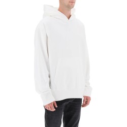 logo embroidered hoodie