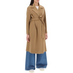 rapido wool-cashmere wrap coat