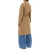 rapido wool-cashmere wrap coat