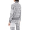 4-bar sweatshirt in check knit