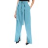 wide leg pants in light wool