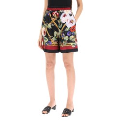 rose garden pajama shorts