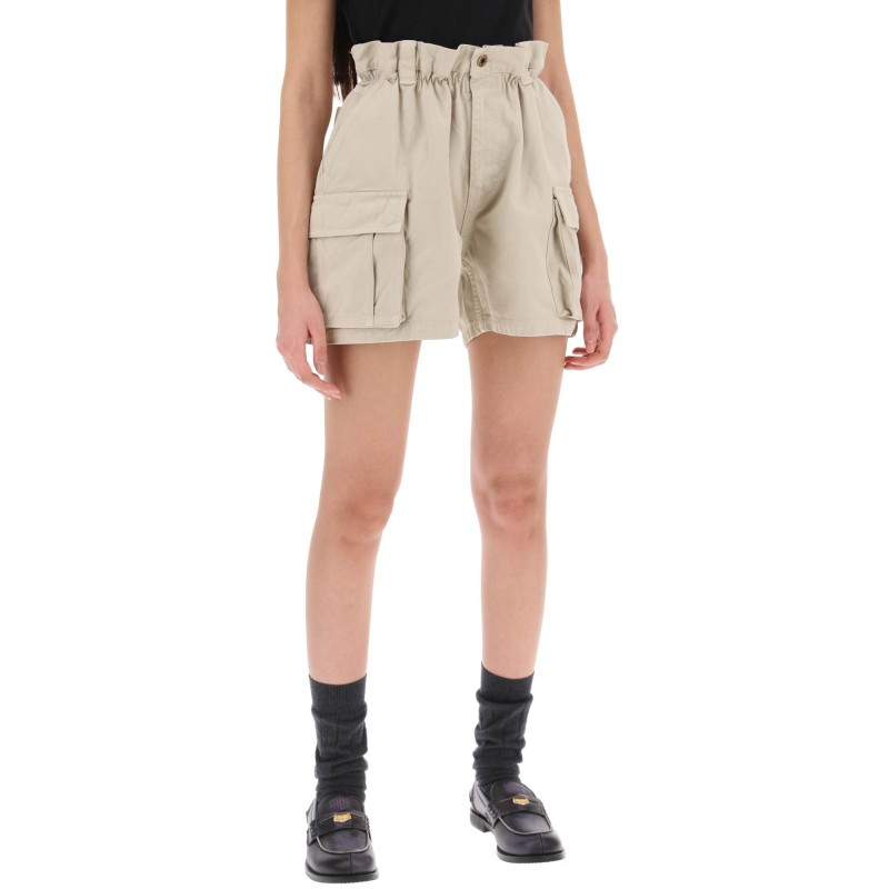 paper bag cargo shorts