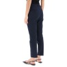 stretch cotton cigarette pants