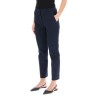 stretch cotton cigarette pants