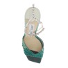 saeda 100 sandals with degradé crystals