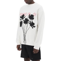 whiff sweatshirt with graphic print