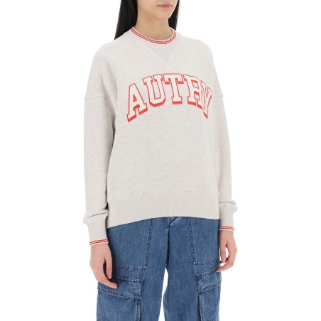 oversized varsity sweatshirt