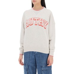 oversized varsity sweatshirt