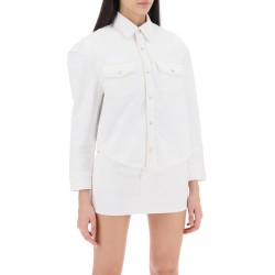 boxy denim overshirt