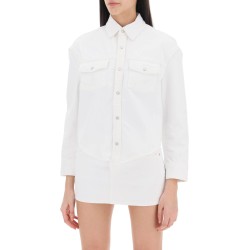 boxy denim overshirt