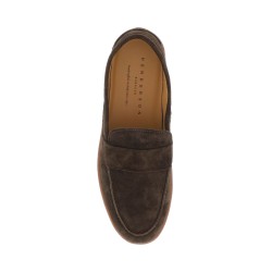 suede loafers