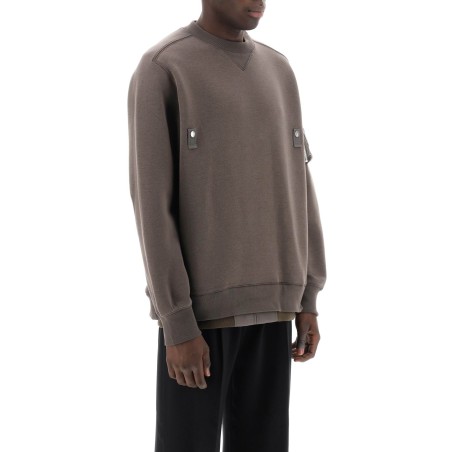 double hem sweatshirt